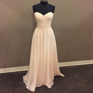 Ice Pink Chiffon Gown NWOT